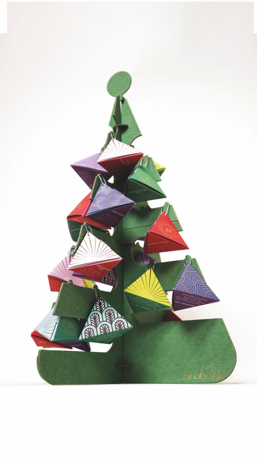 Hexagonal Advent Rigid Box & Pyramid Surprises