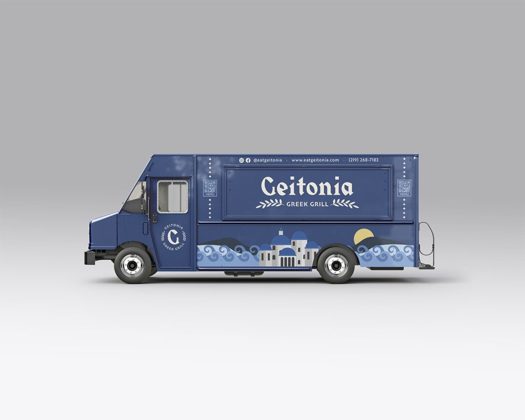 Geitonia Food Truck & Packaging
