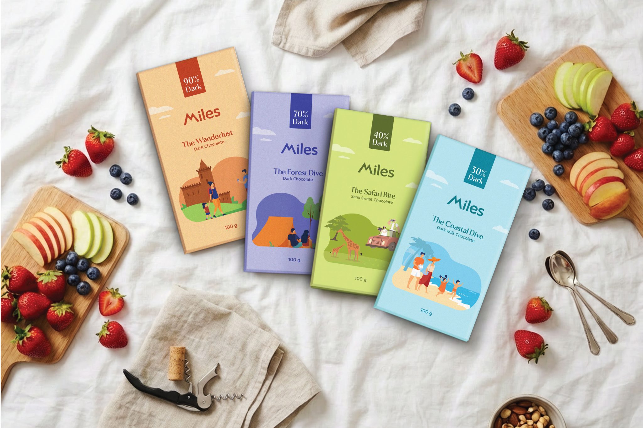 Miles Chocolate – Travel Bars
