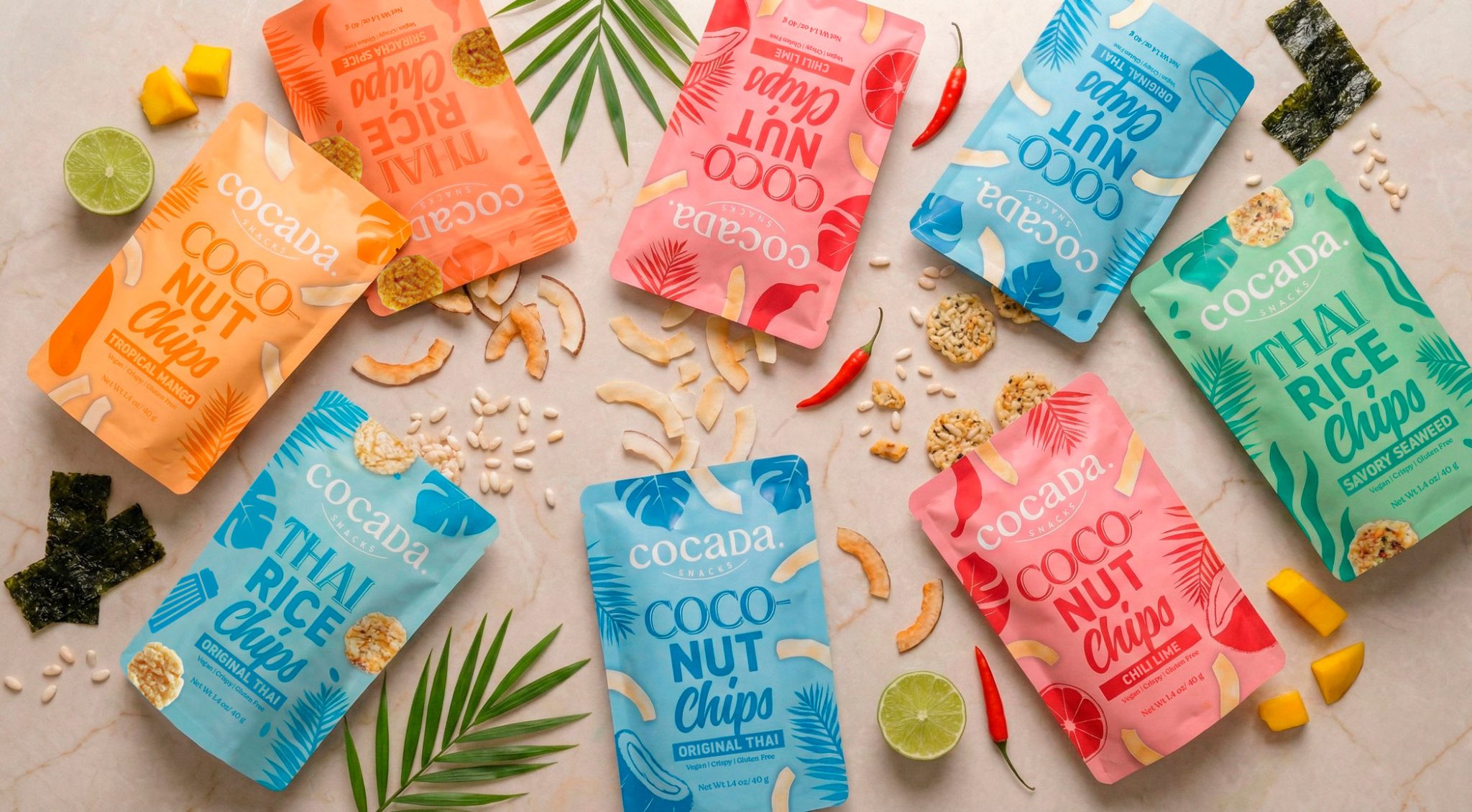 Cocadas Snacks, packaging redesign