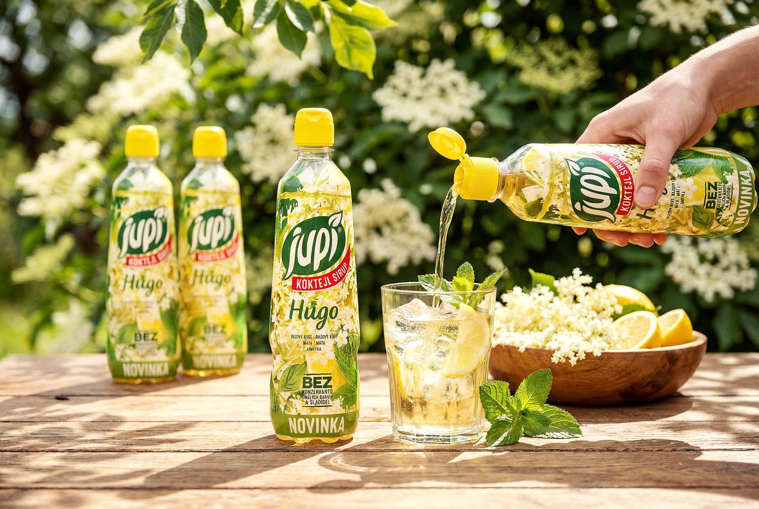 Jupí Hugo Bezovka syrup
