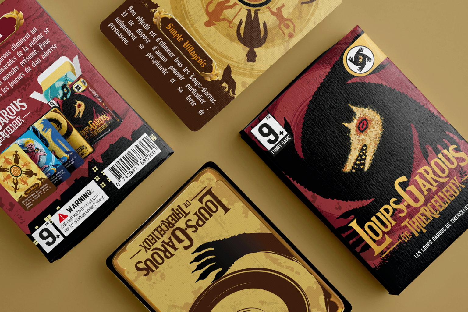 Game Card Illustration | Loups Garous