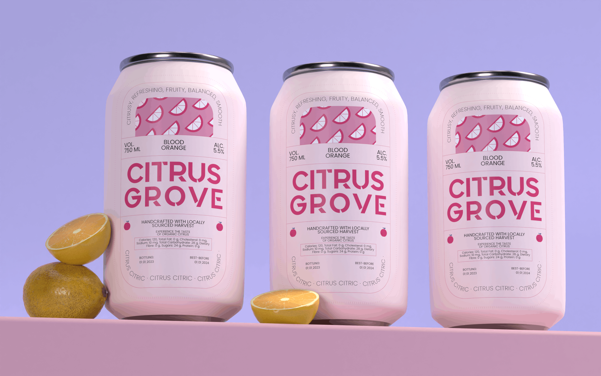 Minimal & Premium Beverage Label Design