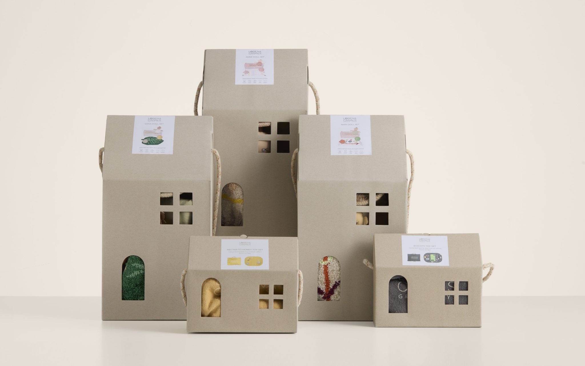 Packaging system for Lorena Canals’ textile toy line