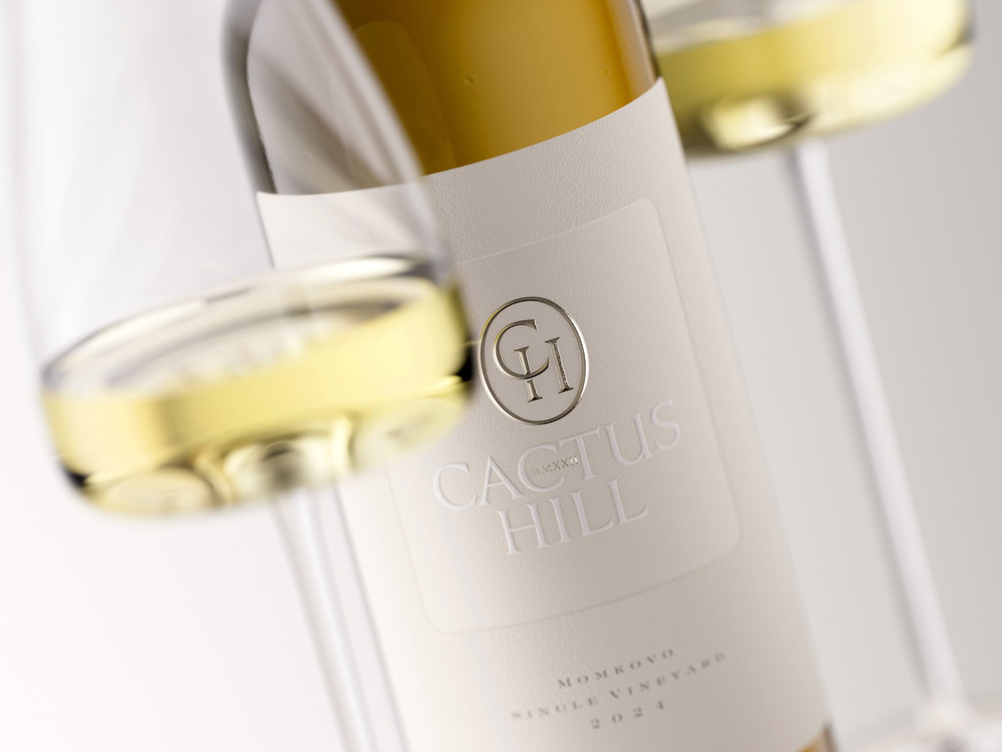 Cactus Hill Ultra Premium Wine Label Design by the Labelmaker