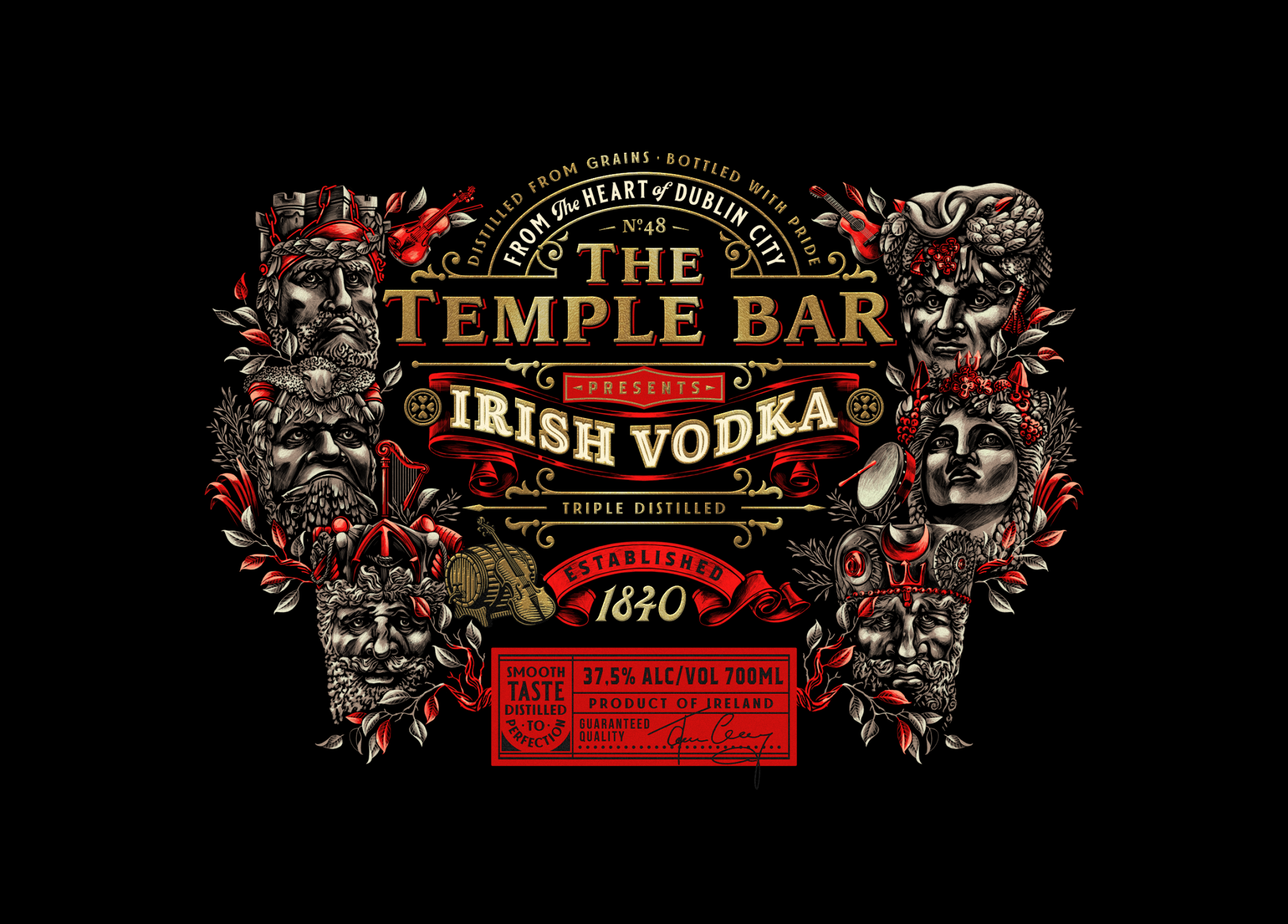 The Temple Bar – Irish Vodka