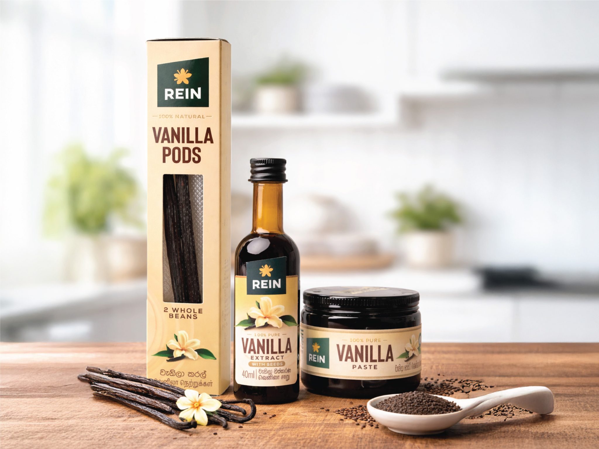 Rein Vanilla Packaging