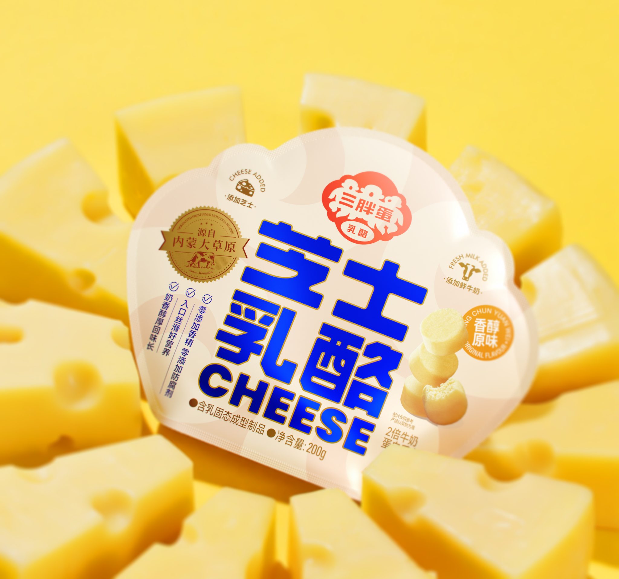 Sanpangdan cheese snack