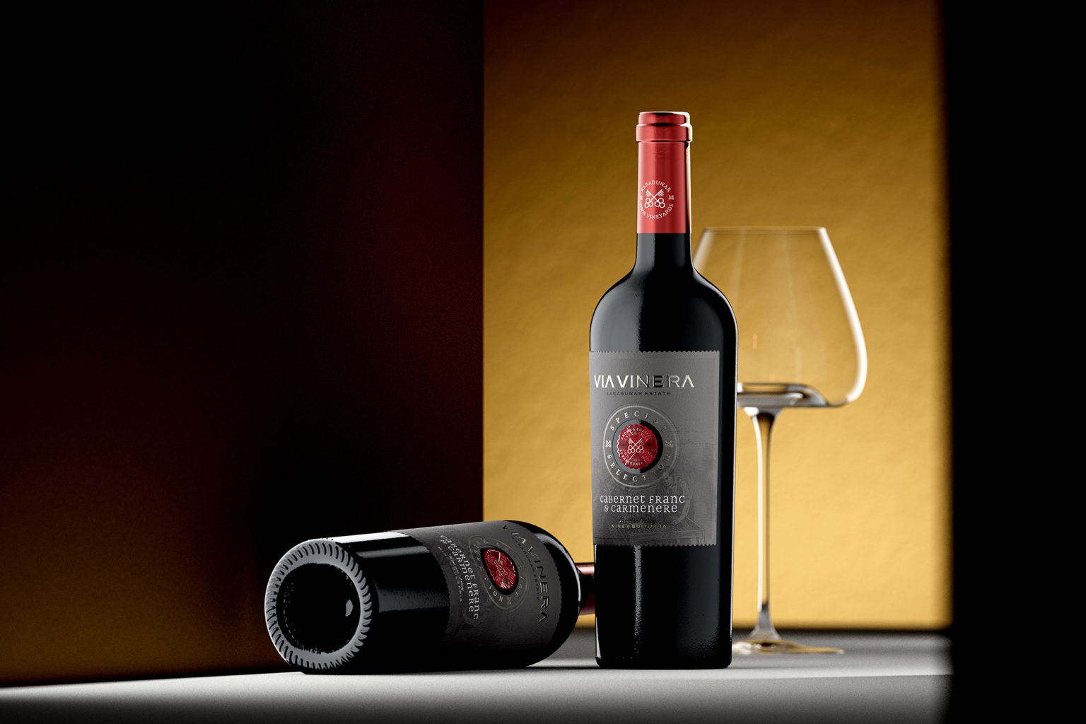 Heritage Wine Label Design: Via Vinera Special Selection