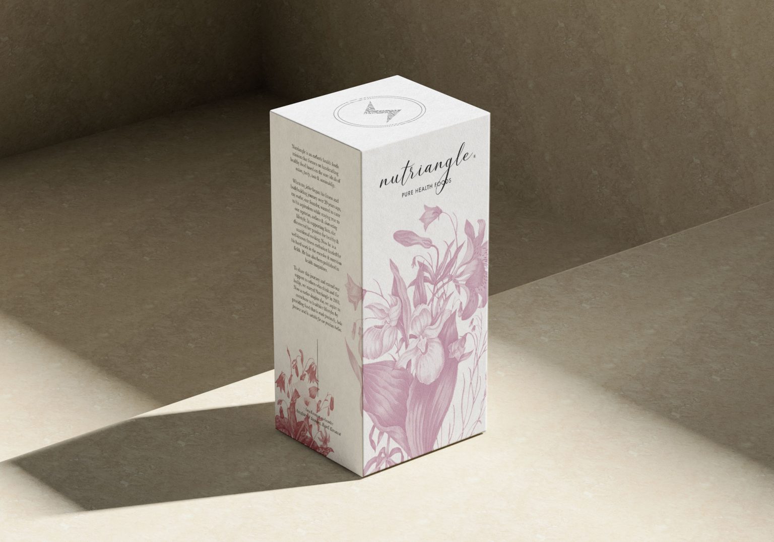 Nutriangle: Botanical Packaging Design for a Wellness Brand