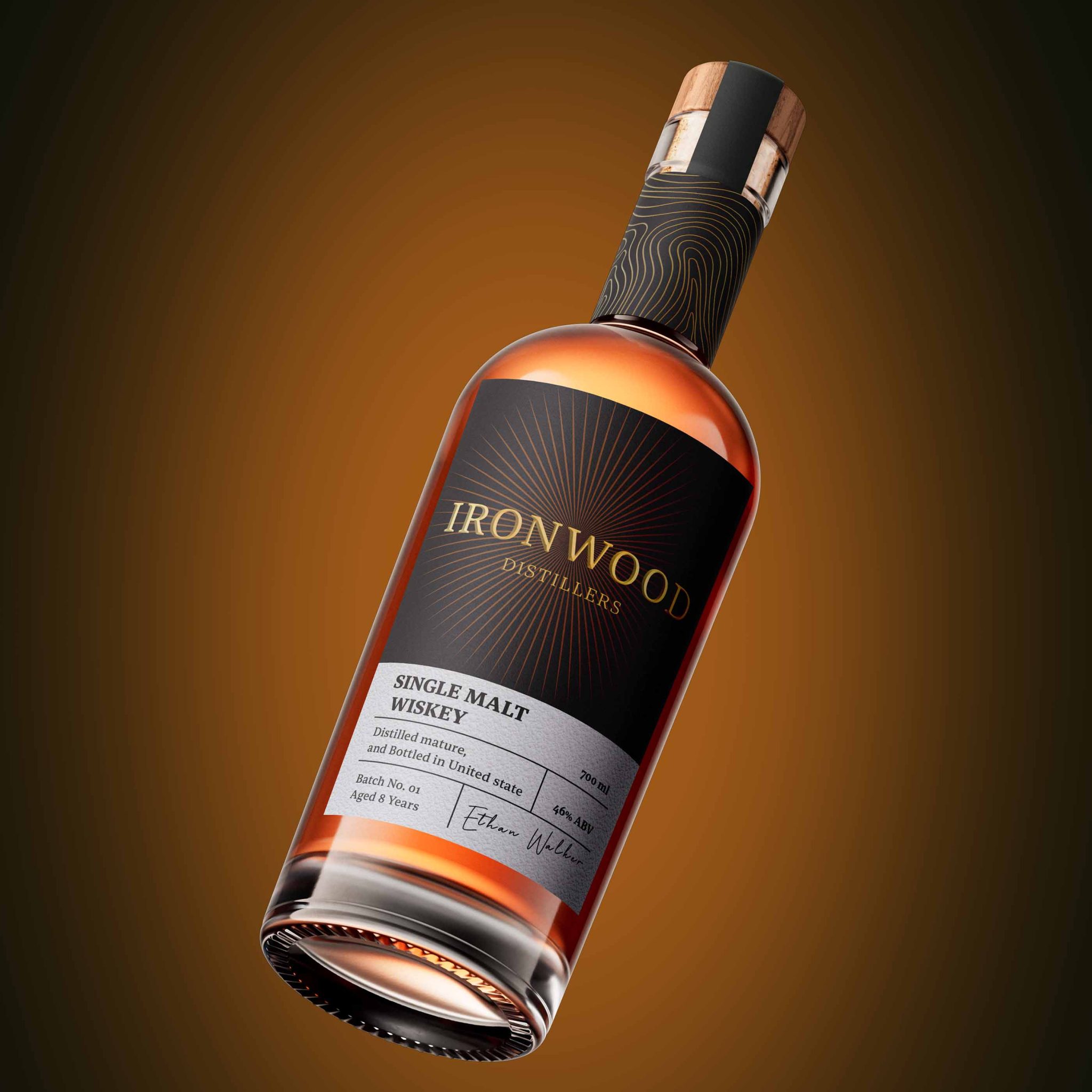 Ironwood Distiller | Whisky Branding & Packaging