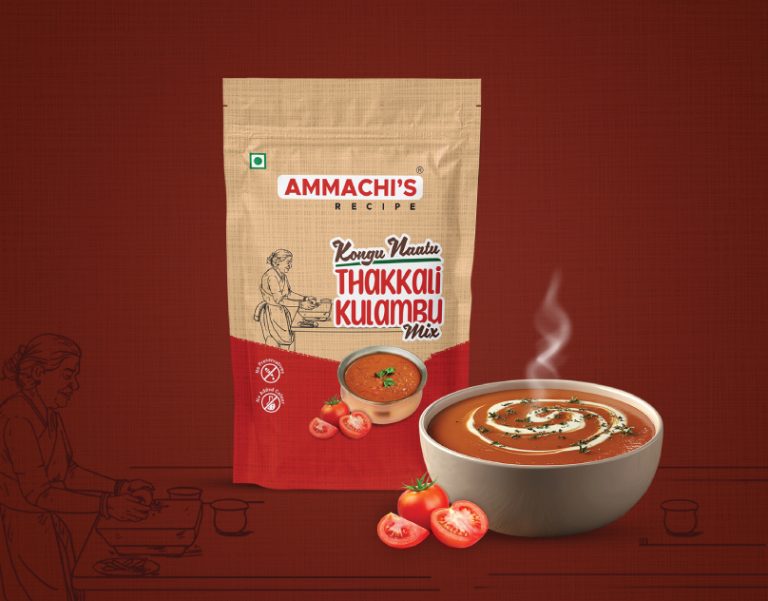 Ammachi’s Recipe – Regional Masala Packaging Design
