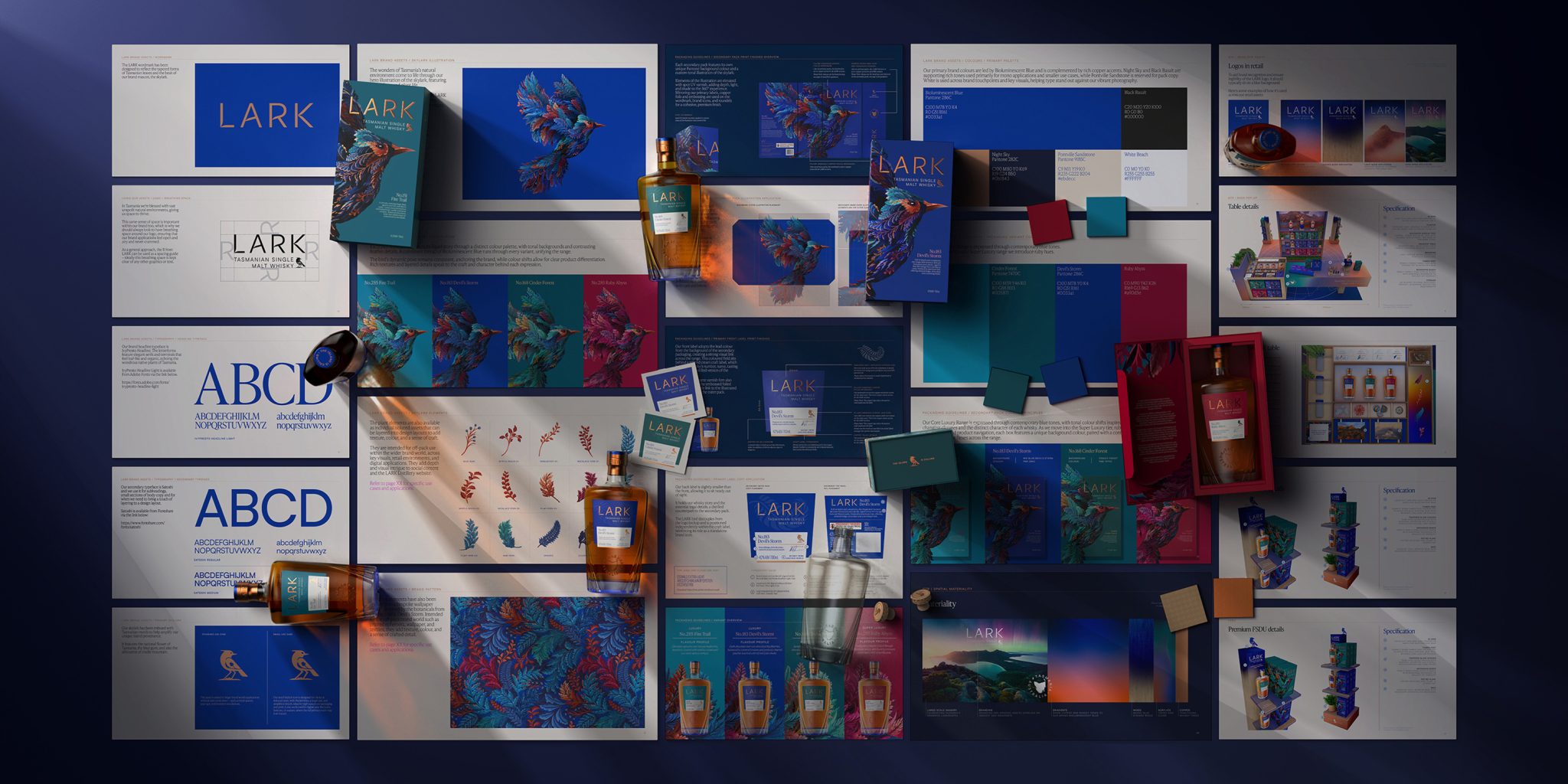 LARK whisky rebranded by LOVE