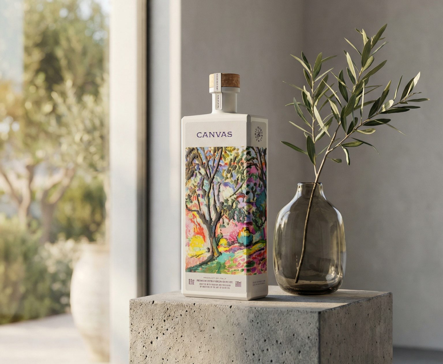 Canvas Olive Oil