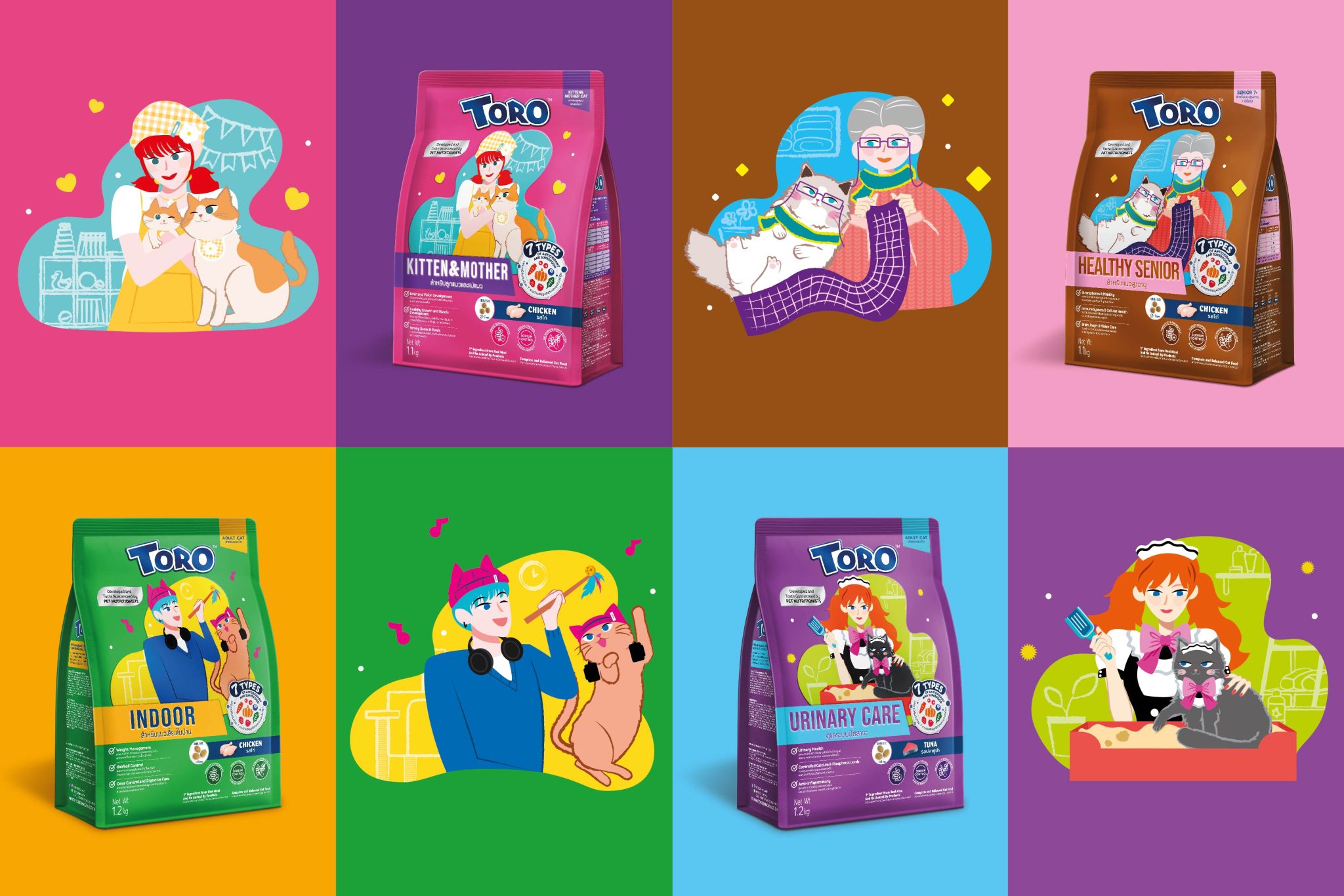 TORO – Cat food(Dry) : Repackaging Design