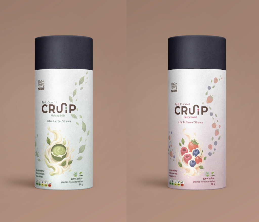 CRUSIP – Edible Cereal Straws