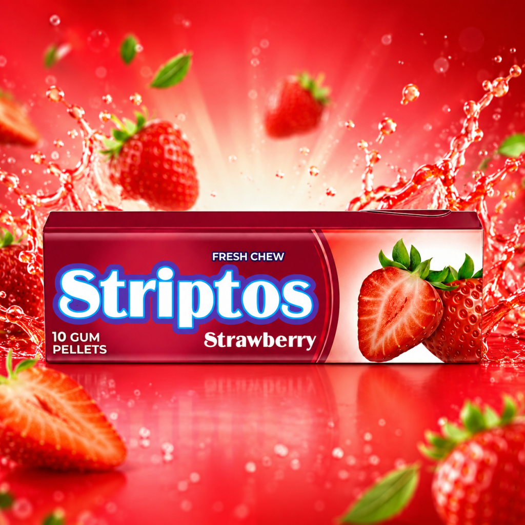 Striptos Gum Sugar Free