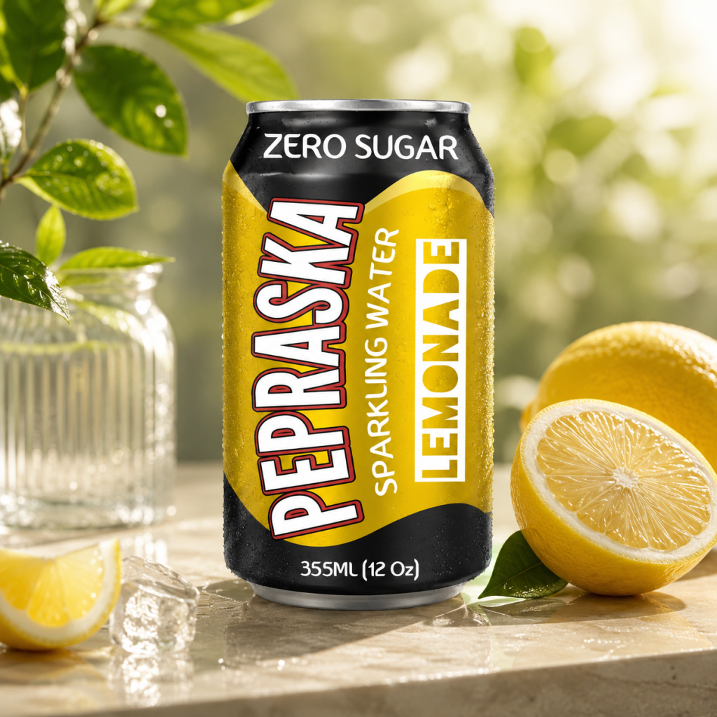 Pepraska Sparkling Water – Zero Sugar