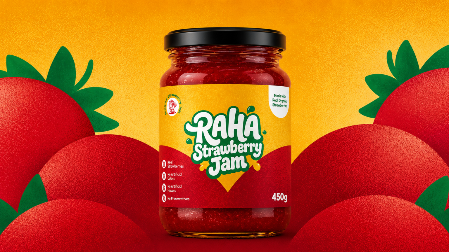 Raha Strawberry Jam