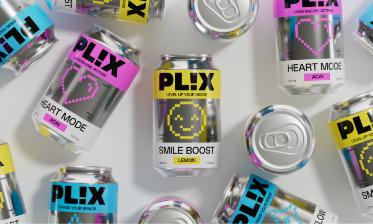 PL!X · Energy Drink Branding