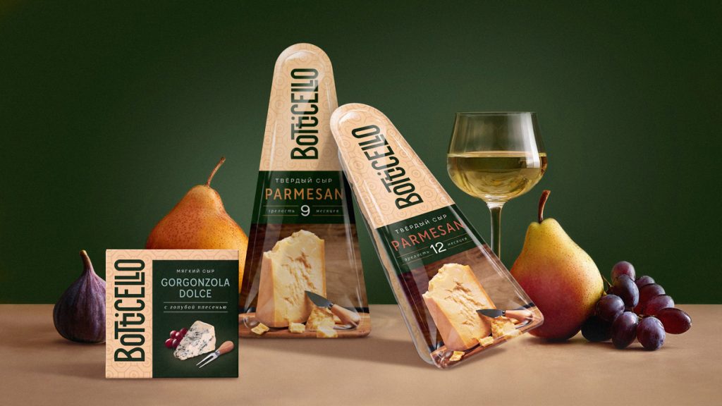 Inspiring Delight: A Package of Italian Cheese
