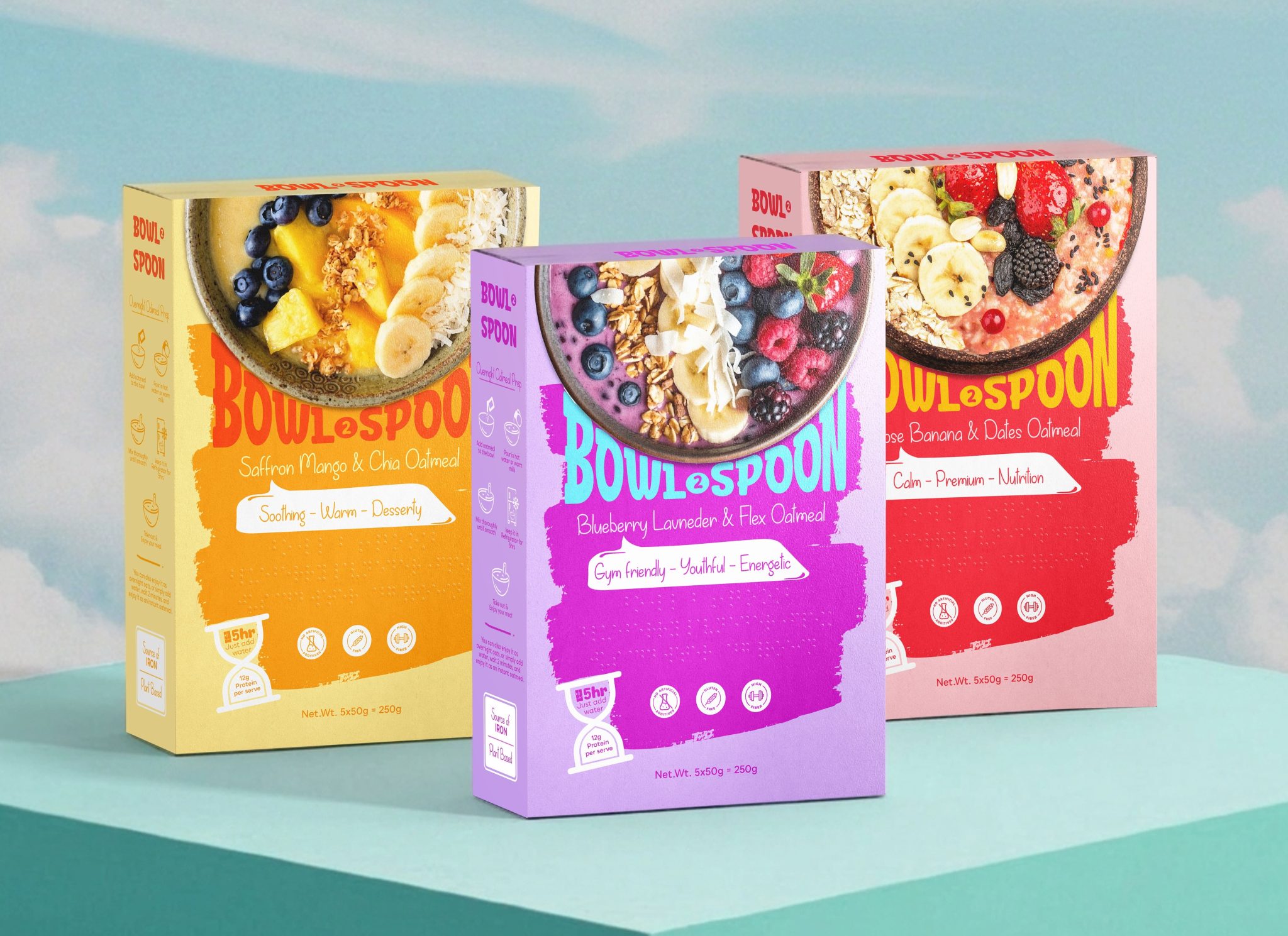 Bowl2Spoon – Inclusive Oat Meal Packaging Design