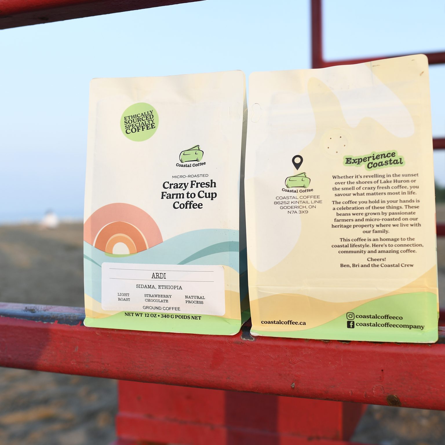 Coastal Coffee — Branding Refresh & Packaging