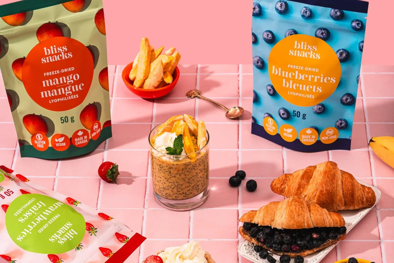 Bliss Snacks — Freeze-Dried Fruit Pouches