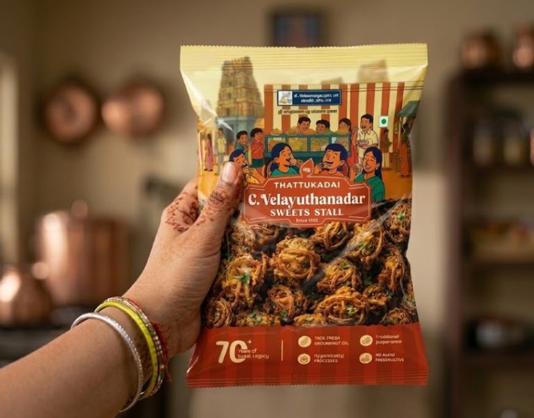 Thattu Kadai Sweets – Branding & Packaging Design