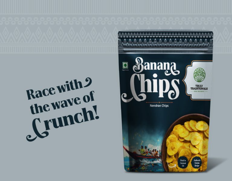 Truly Traditional – Kerala Chips Packaging Design