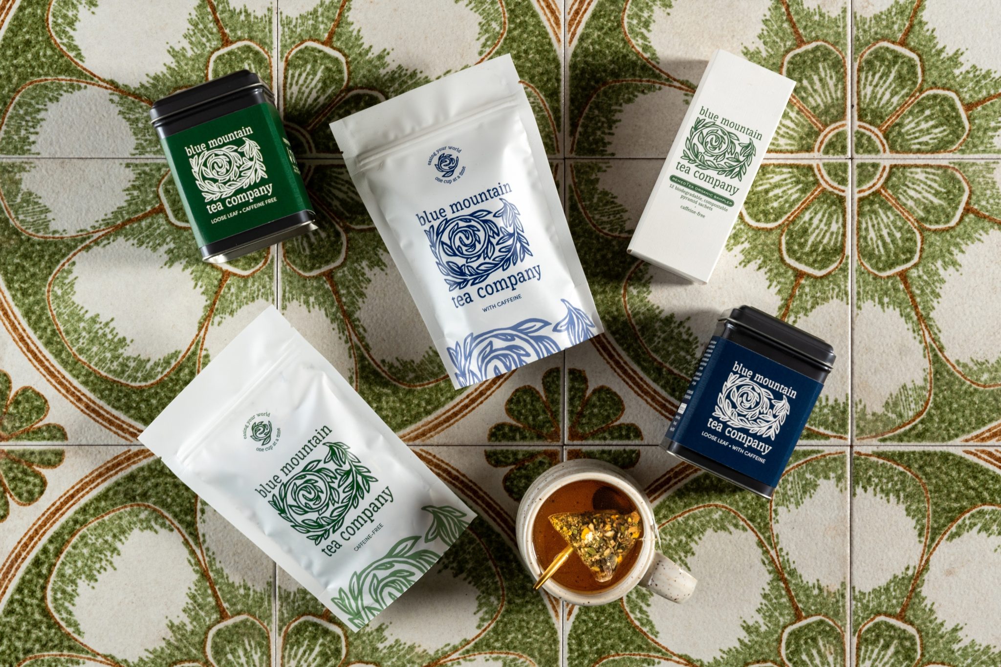 Blue Mountain Tea Co. — Rebrand & Packaging
