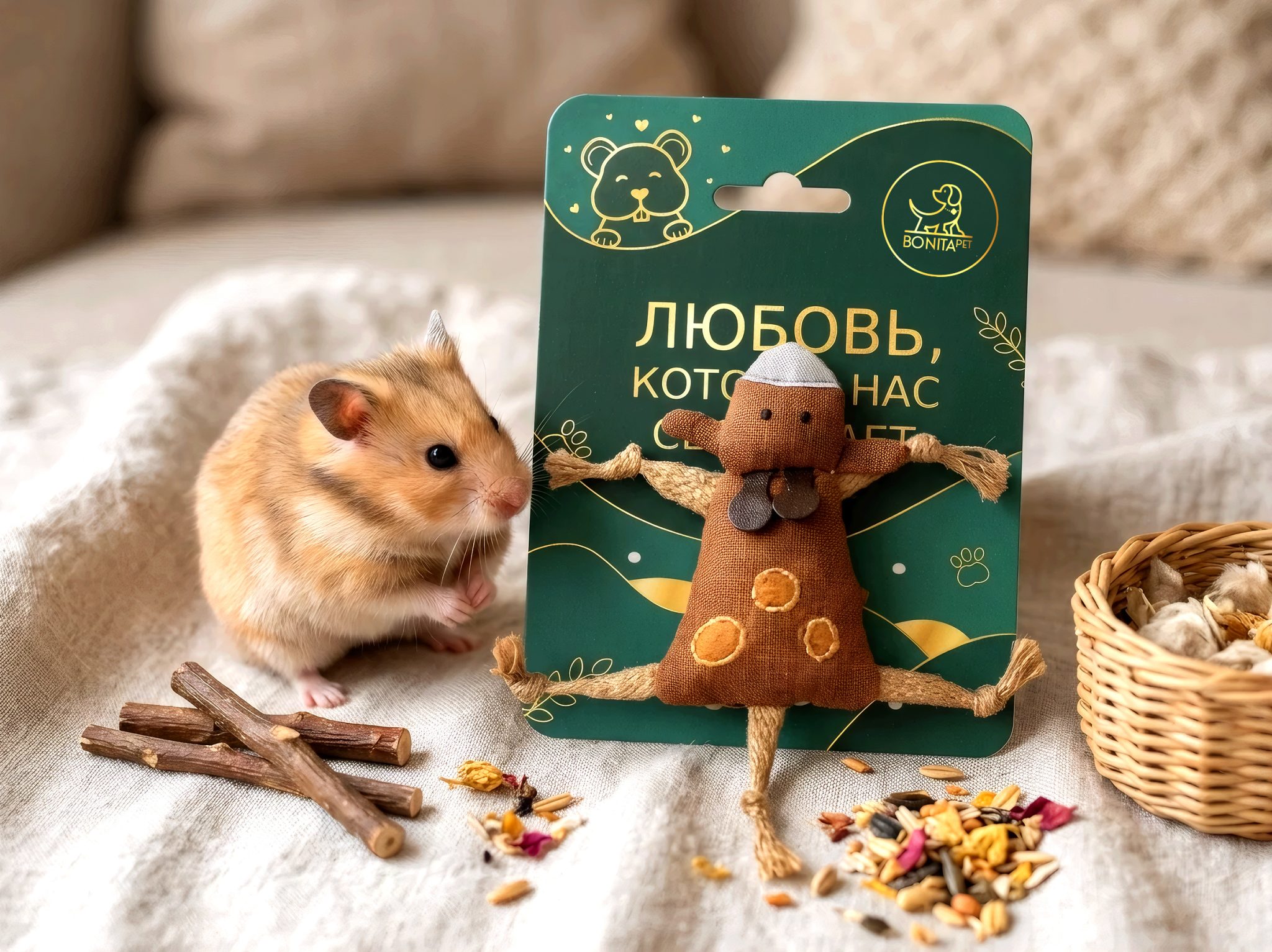 BONITA PET Packaging design