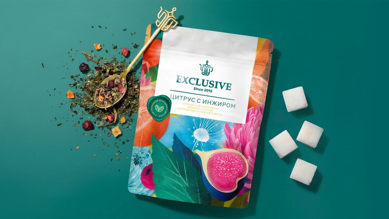 Exclusive Tea — Packaging Design for Fruit Tea