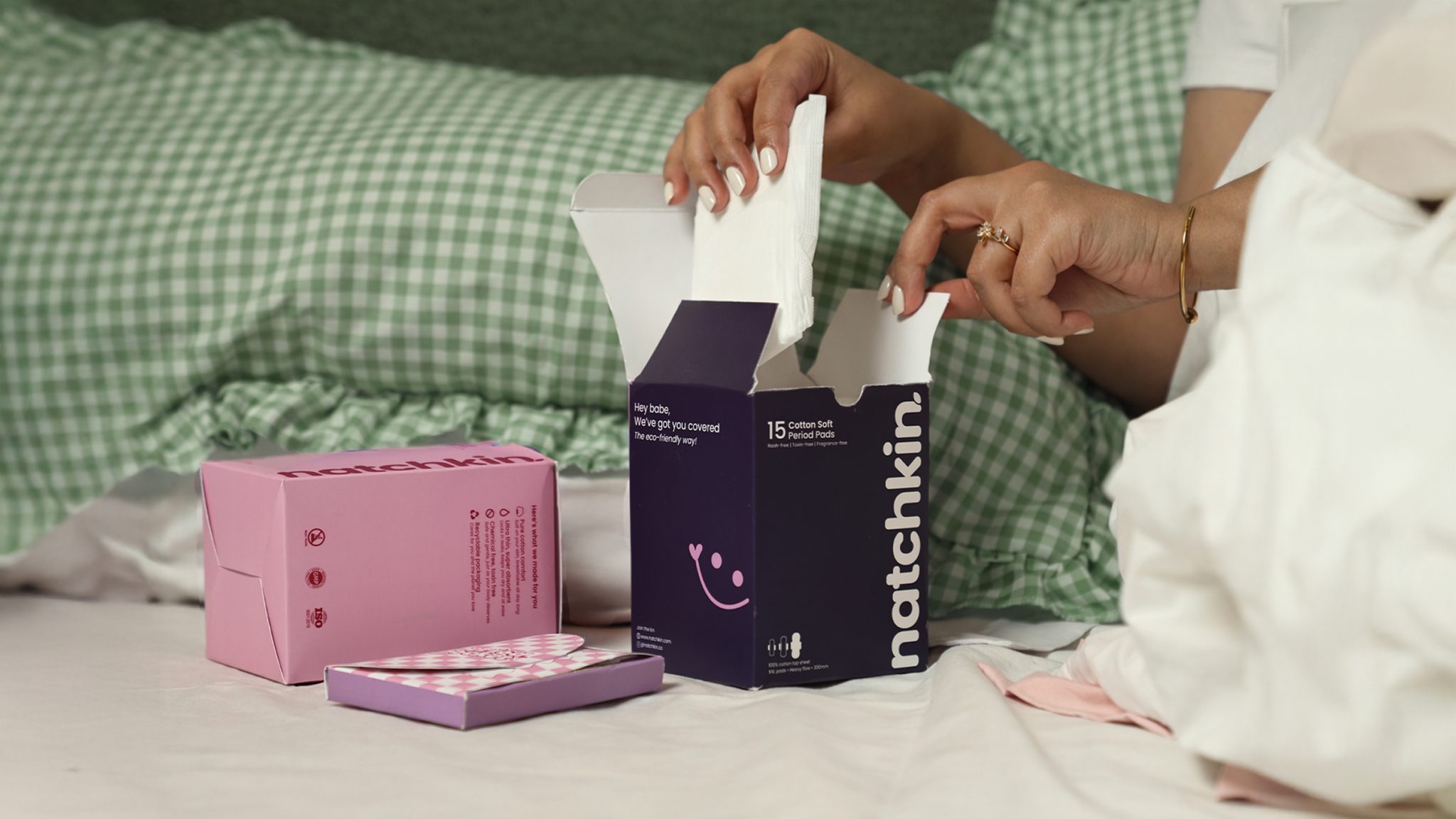 Natchkin – Branding & Packaging Design for a Modern Period Care