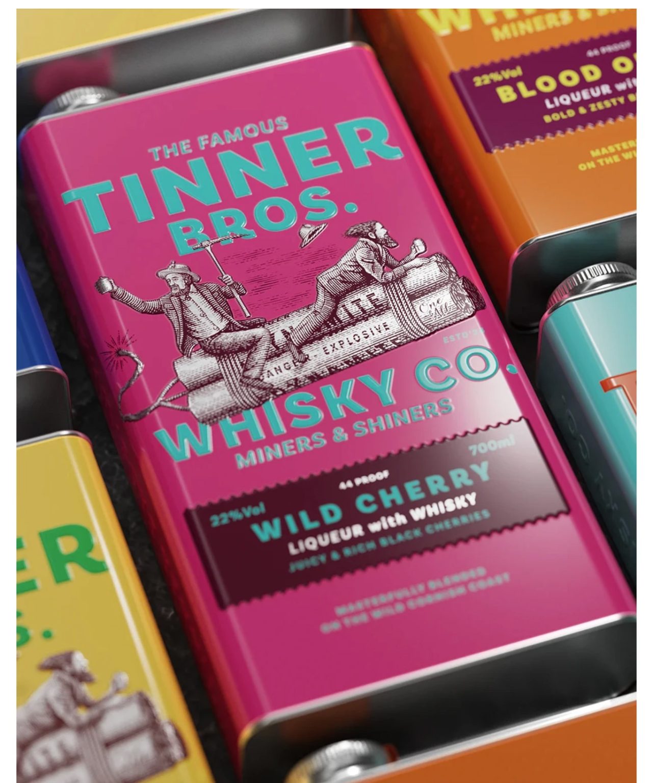 Tinner Bros. Whisky Illustrated by Steven Noble