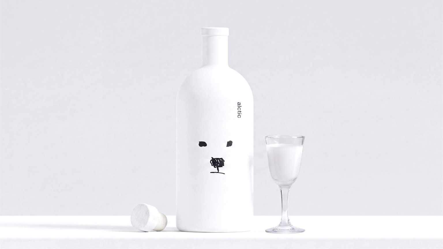 Alctic & Antalctic — Milk Vodka Packaging