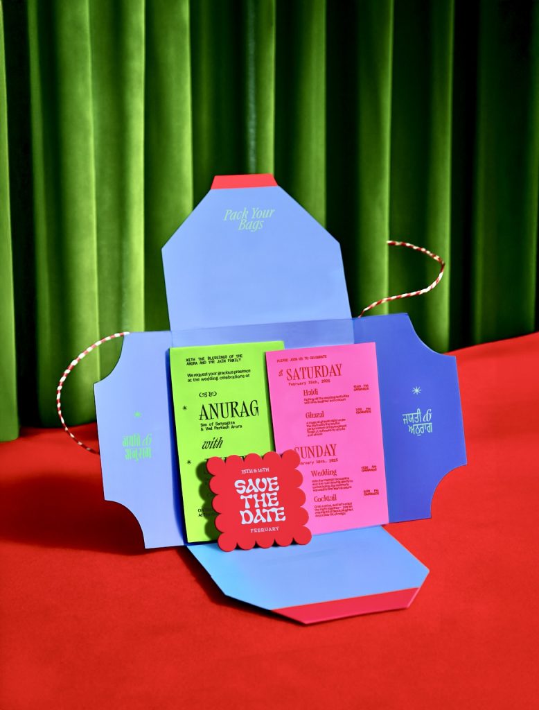 Anurag & Jayati’s wedding card