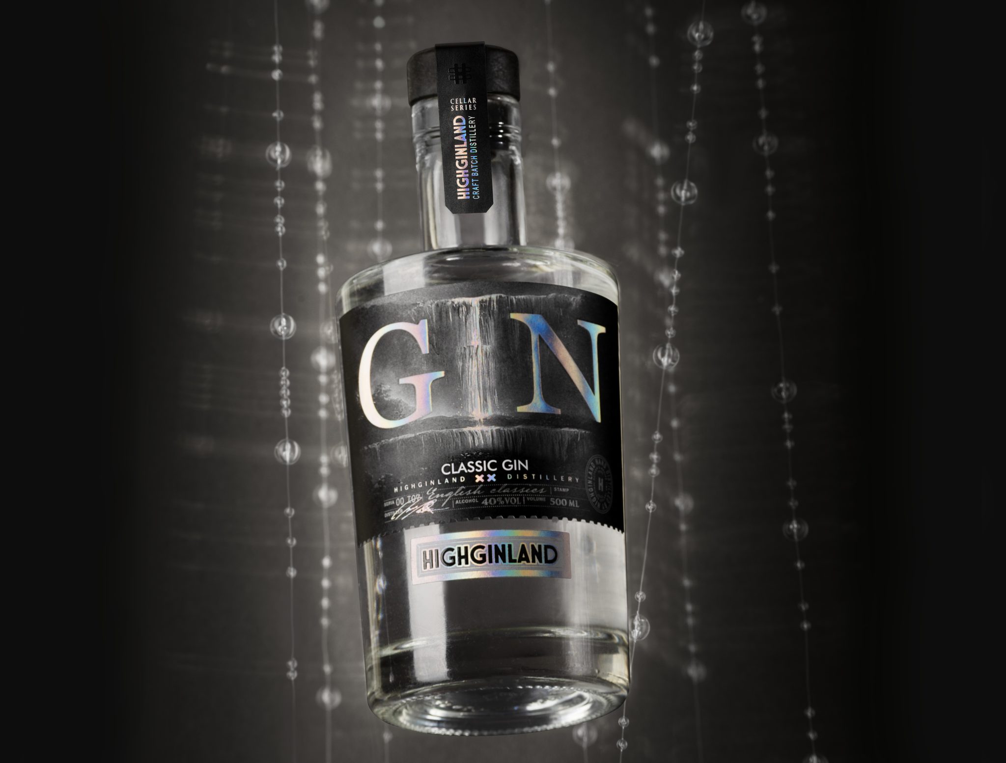 HIGHGINLAND — Premium Gin Label Design