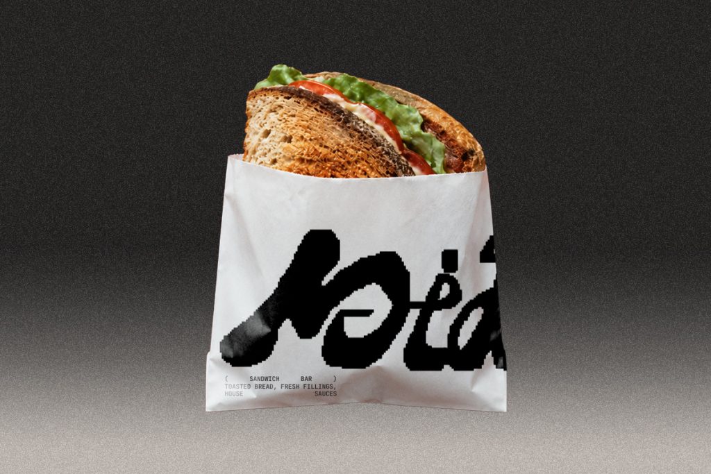 Midday: A Clear Visual Identity for a Fresh Sandwich Bar