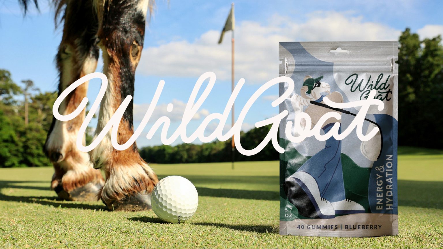 Wild Goat: Playful Nutrition Branding for Modern Golfers