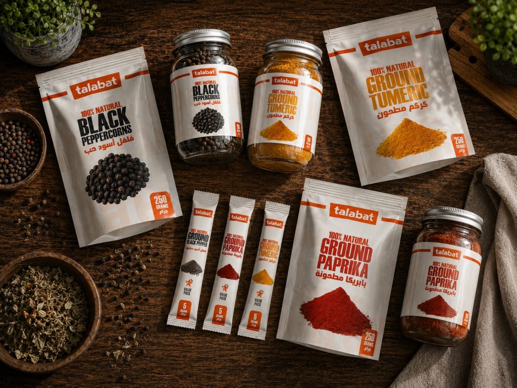 Talabat Spices Rebranding