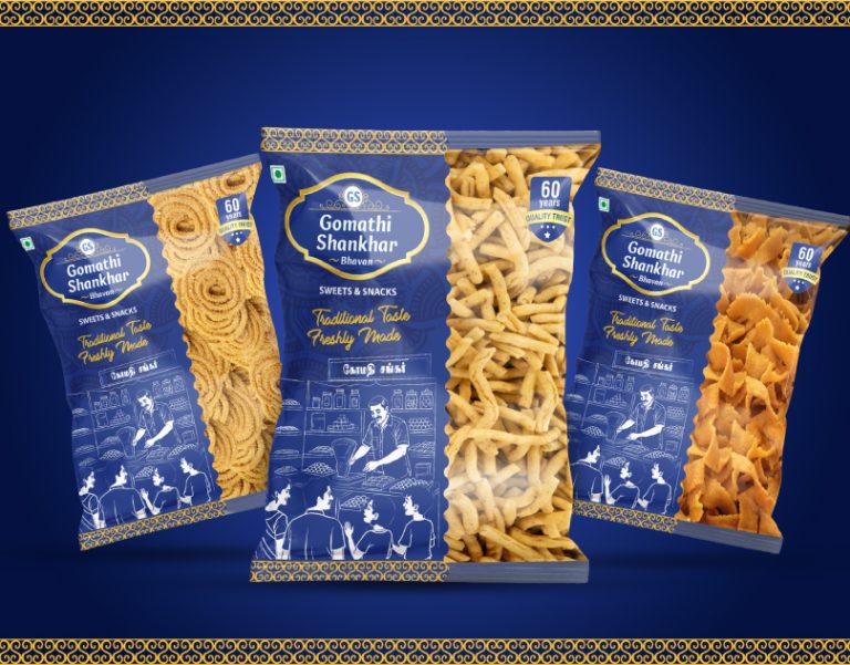 Gomathi Shankar Bhavan – Common Pouch Packaging Design