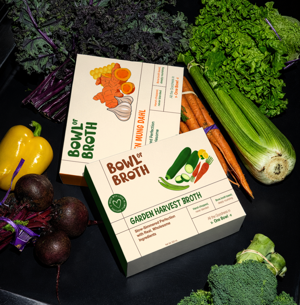 Bowl of Broth | Healthy Soup, Food Branding & Packaging
