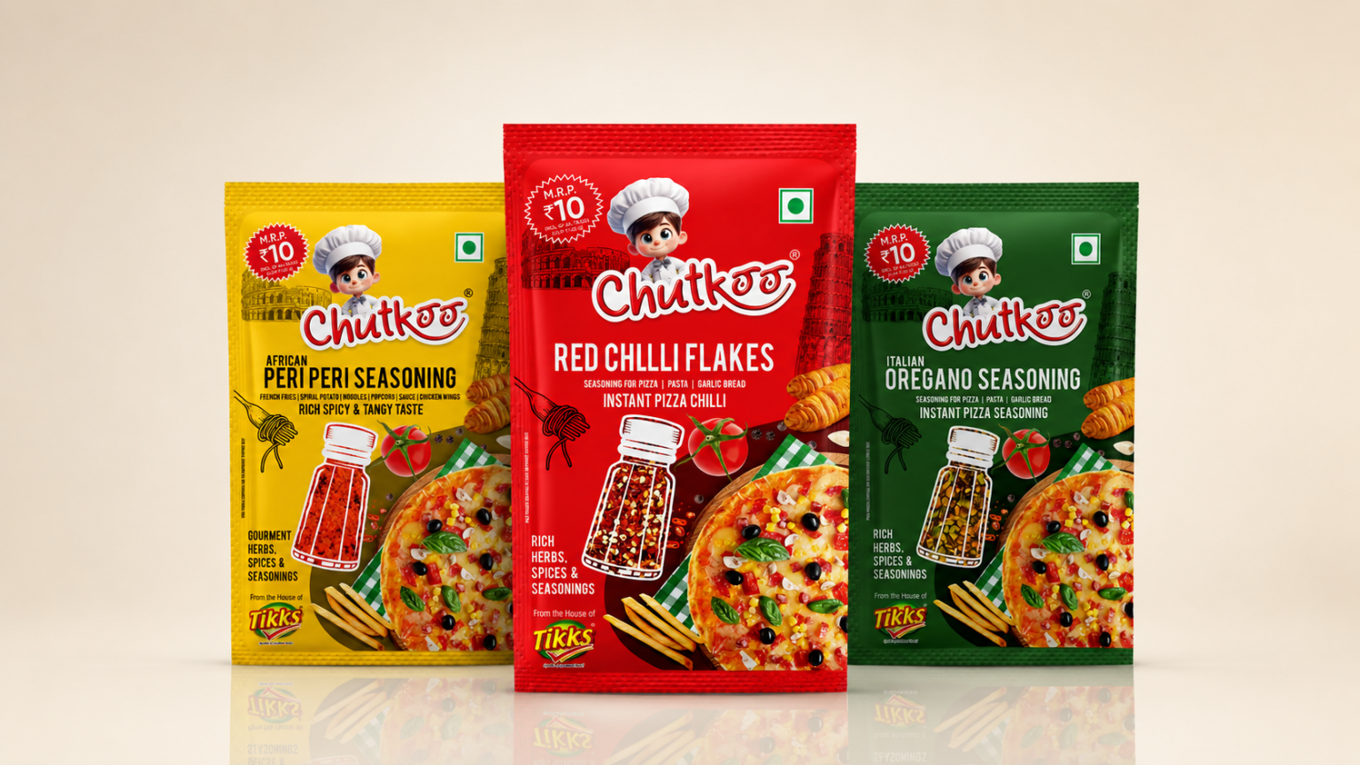 Chutkoo Seasoning Packaging Design Collection