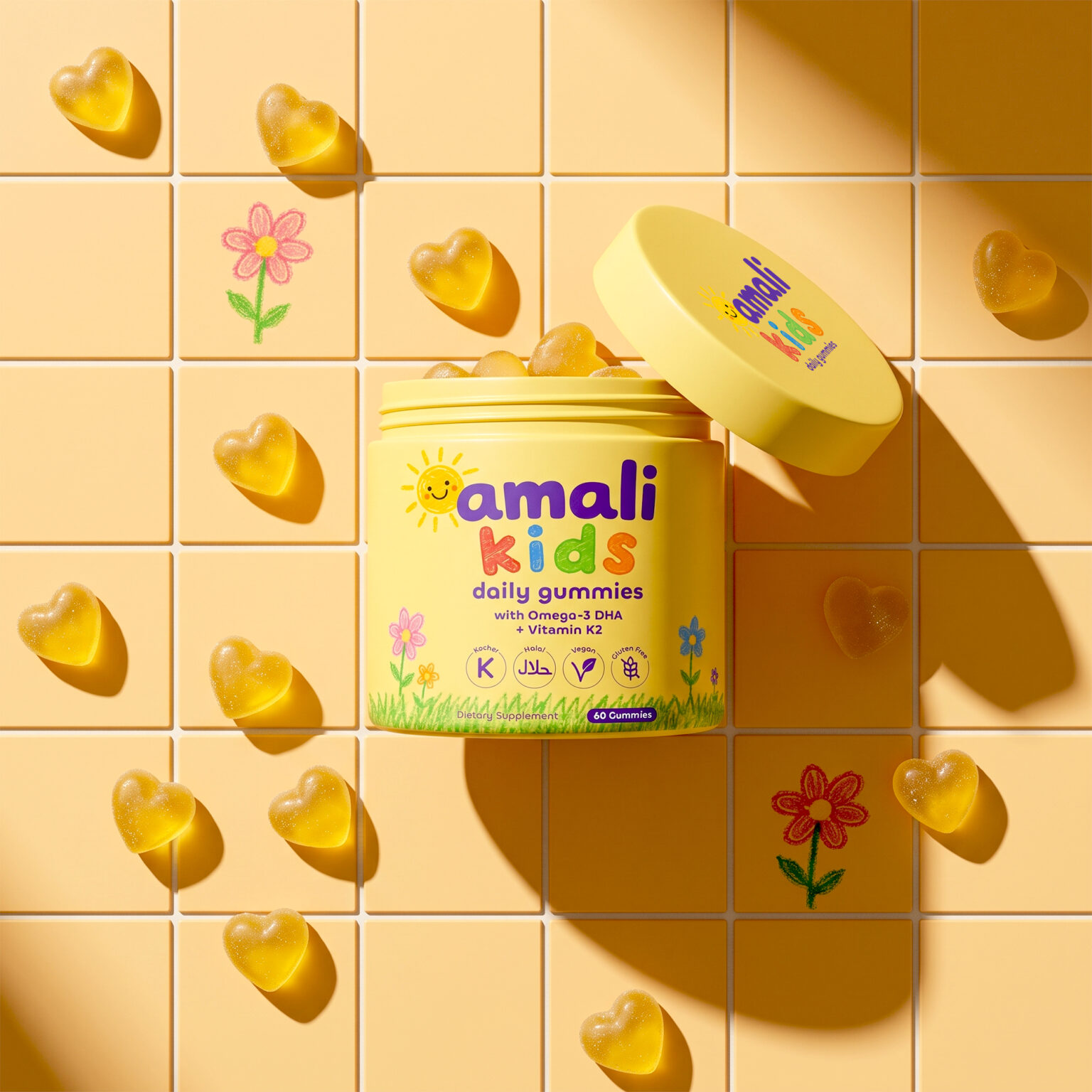 Amali Kids Daily Gummies Pediatric Packaging
