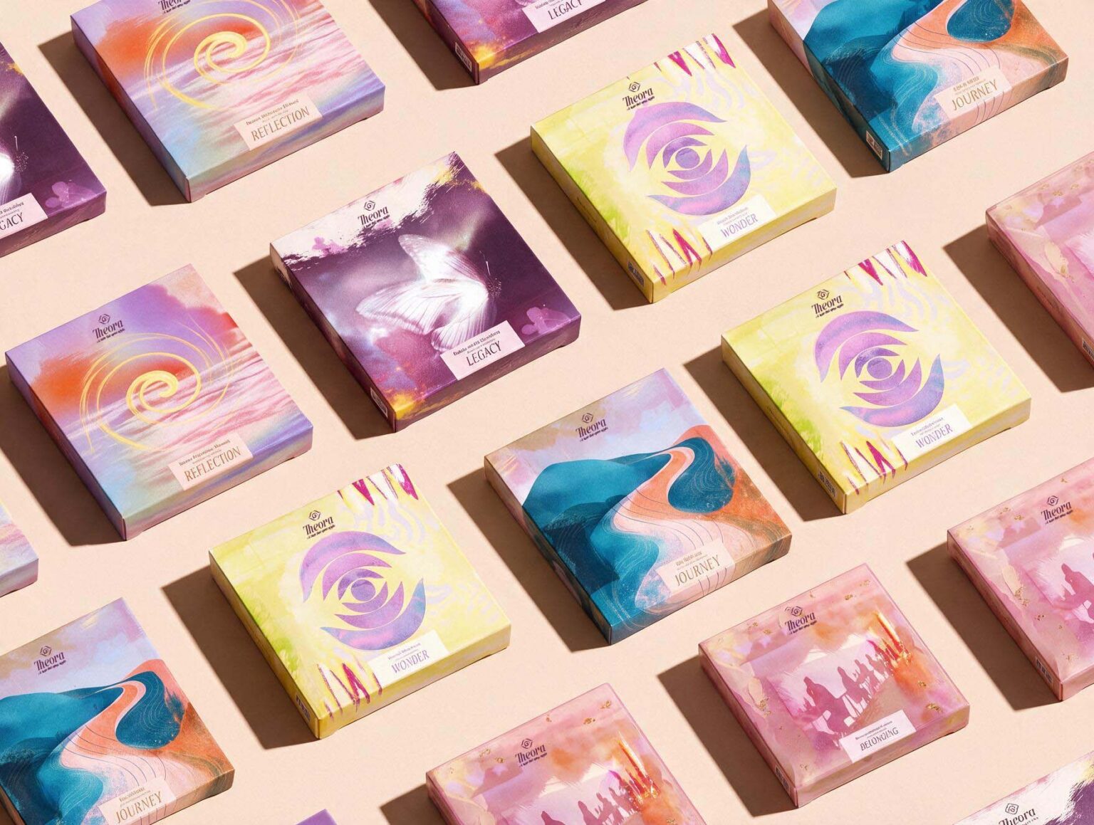 Theora Contemporary Chocolate Brand & Packaging Design