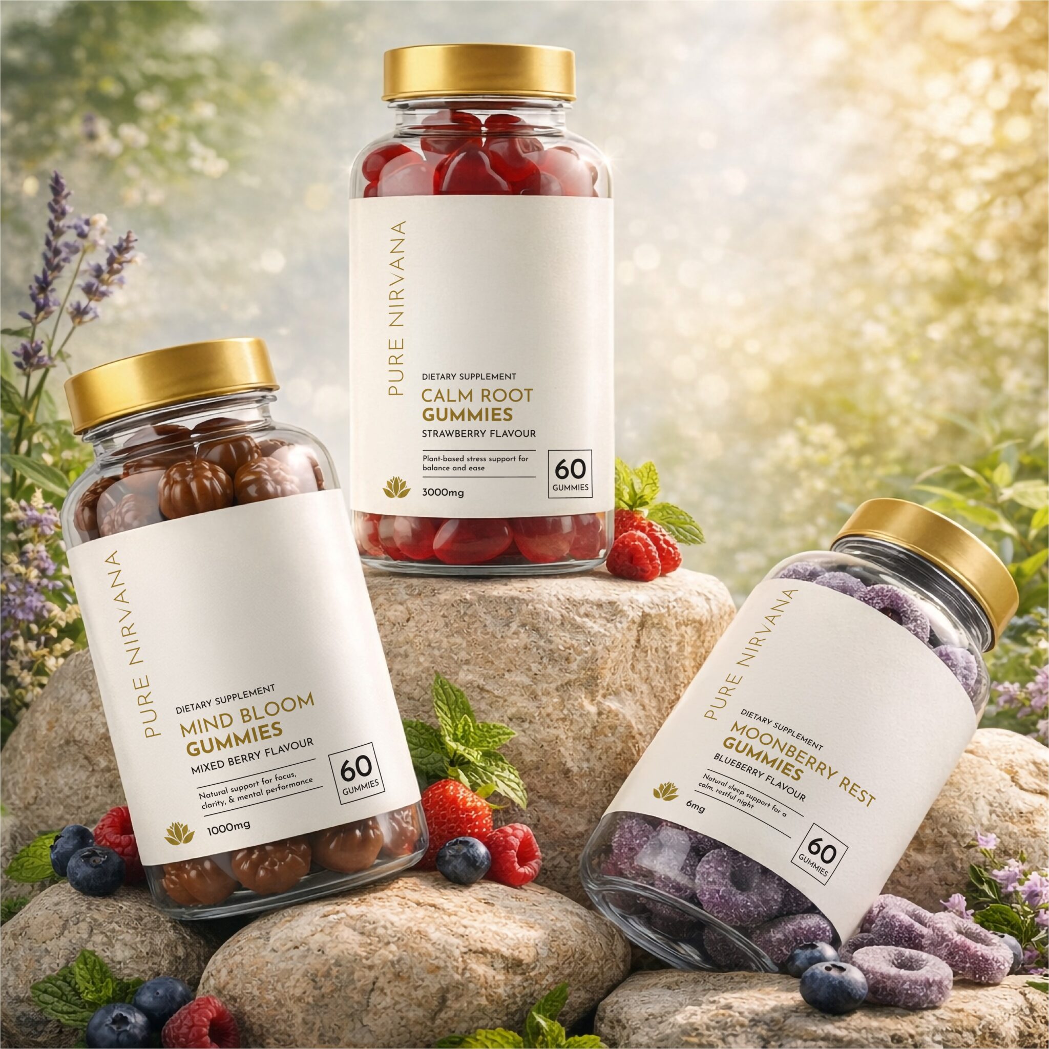 Supplement Gummies Jar Label Design | Health & Wellness