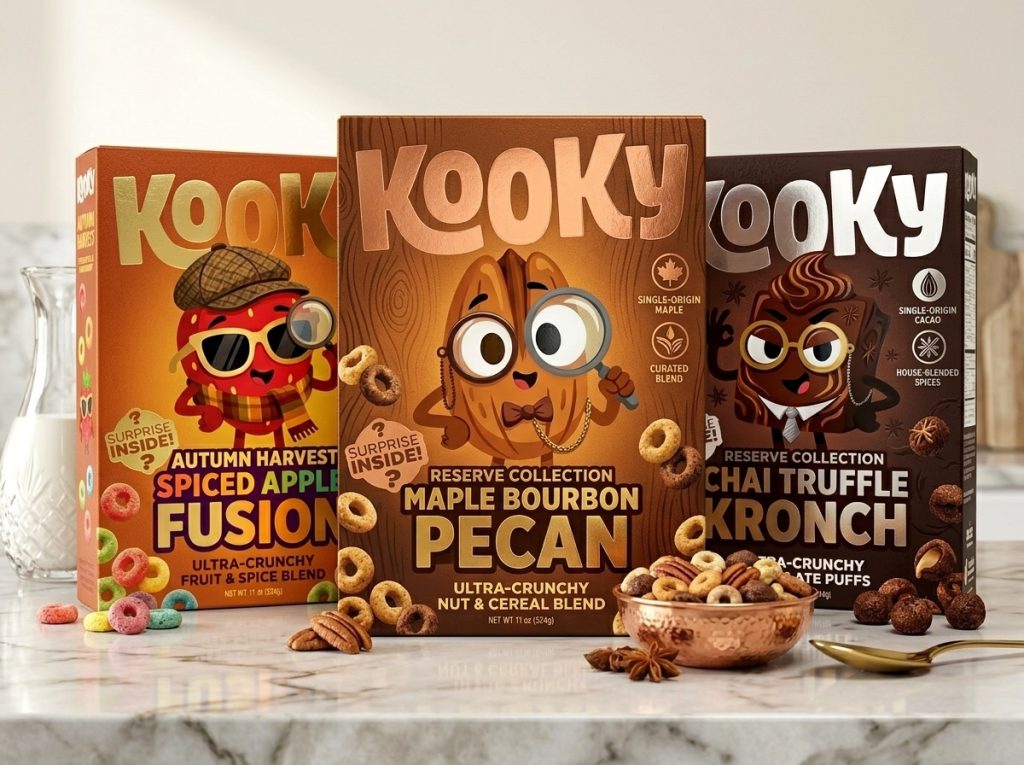KOOKY — Kids Cereal Packaging Design