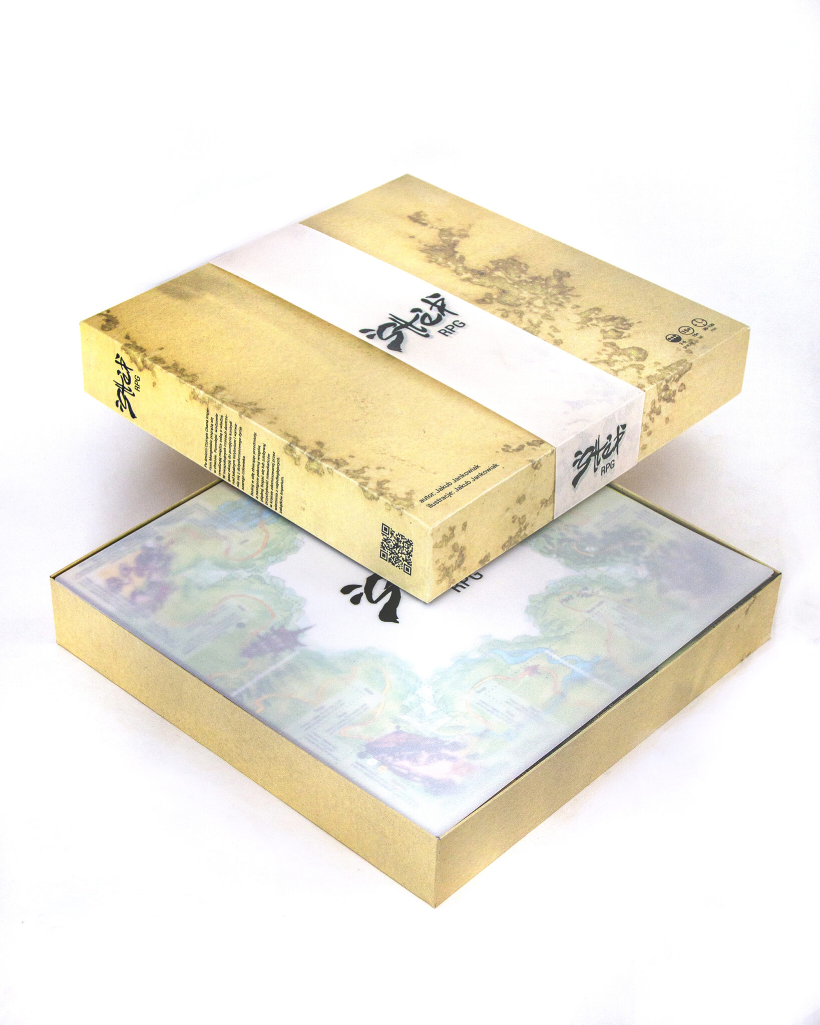 Step RPG – board game packaging design