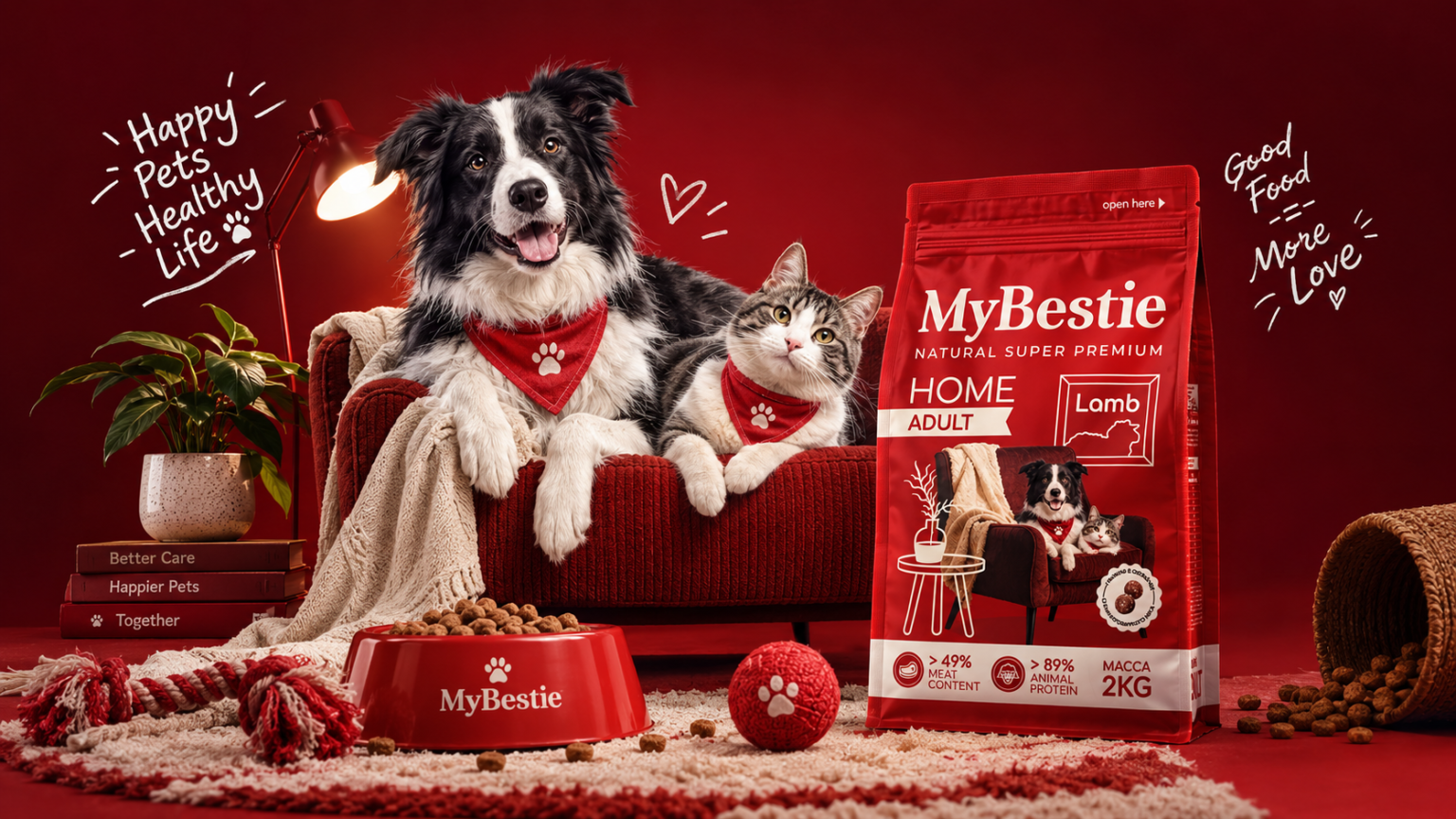 MyBestie – Natural Super Premium Pet Food Packaging Design